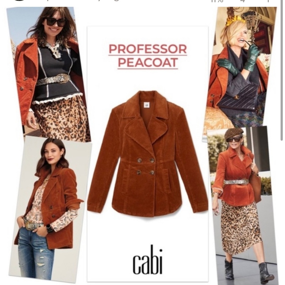 CAbi Professor Peacoat in Rust